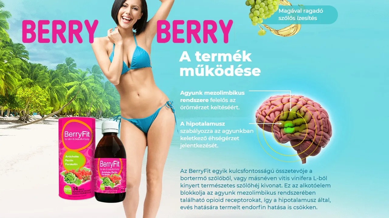 Berryfit: összetételében csak természetes összetevők.