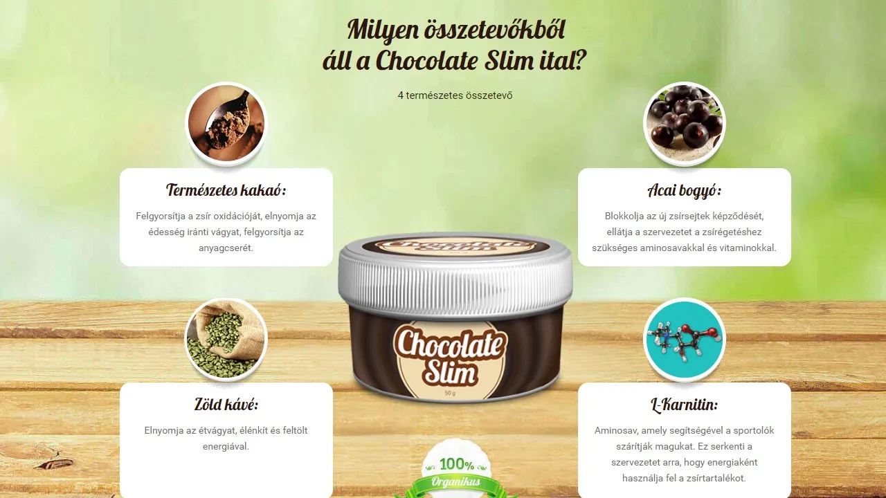 Chocolate Slim – Ismertető, vélemények, ár, hol lehet megvásárolni