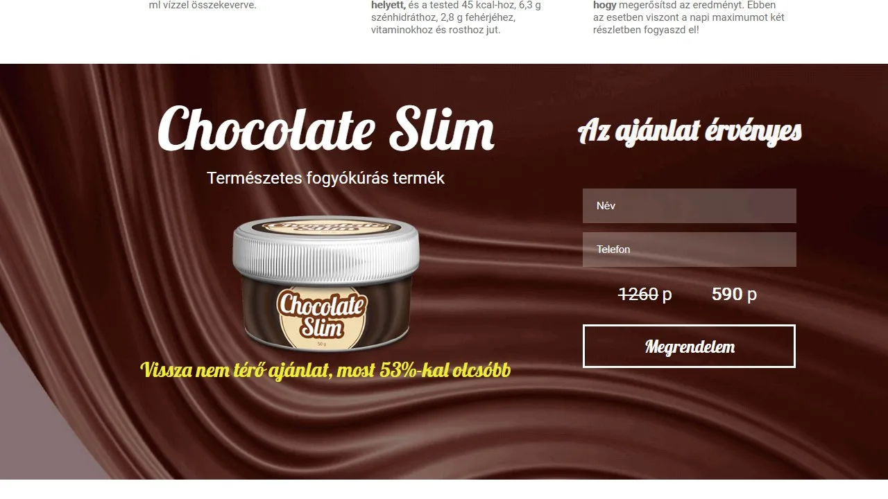 Chocolate slim: hol kapható vásárolni Magyarországon a gyógyszertárban?