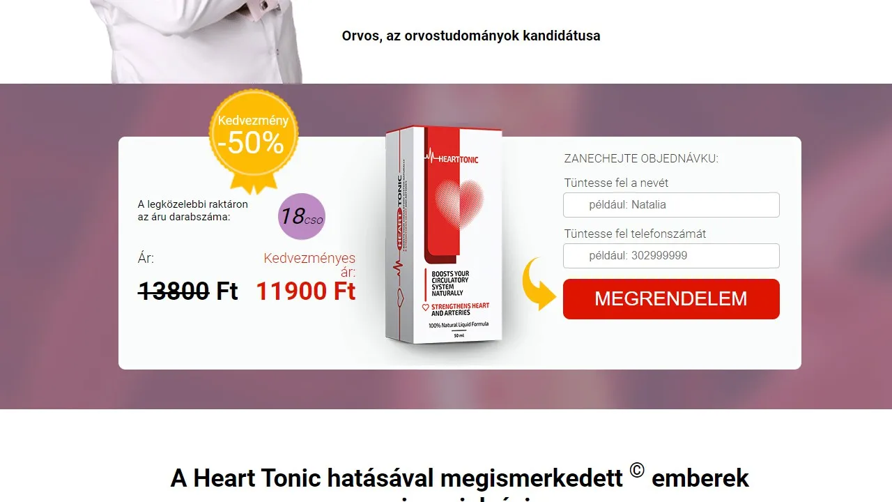 Heart tonic: hol kapható vásárolni Magyarországon a gyógyszertárban?