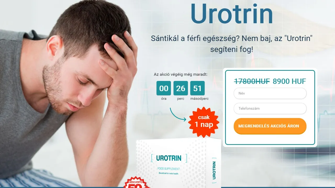 urotrin ára Prosztata szexuális funkciók
